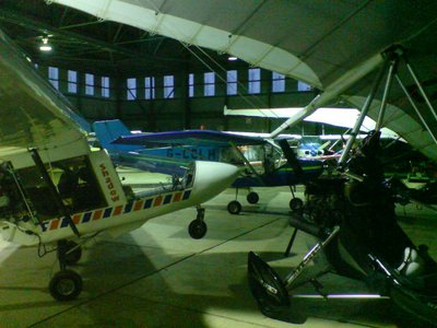 Squeezed into the North Coates hangar